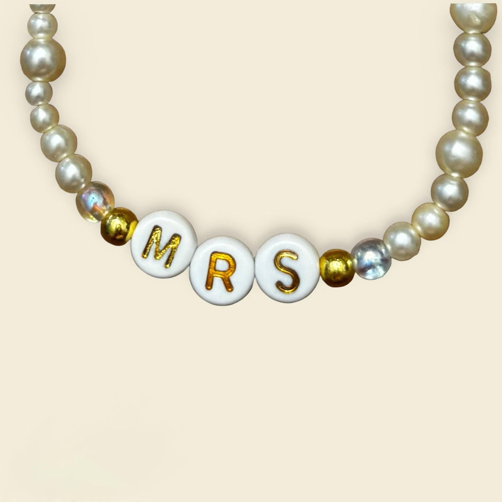 Bride Mrs pearl Bracelet