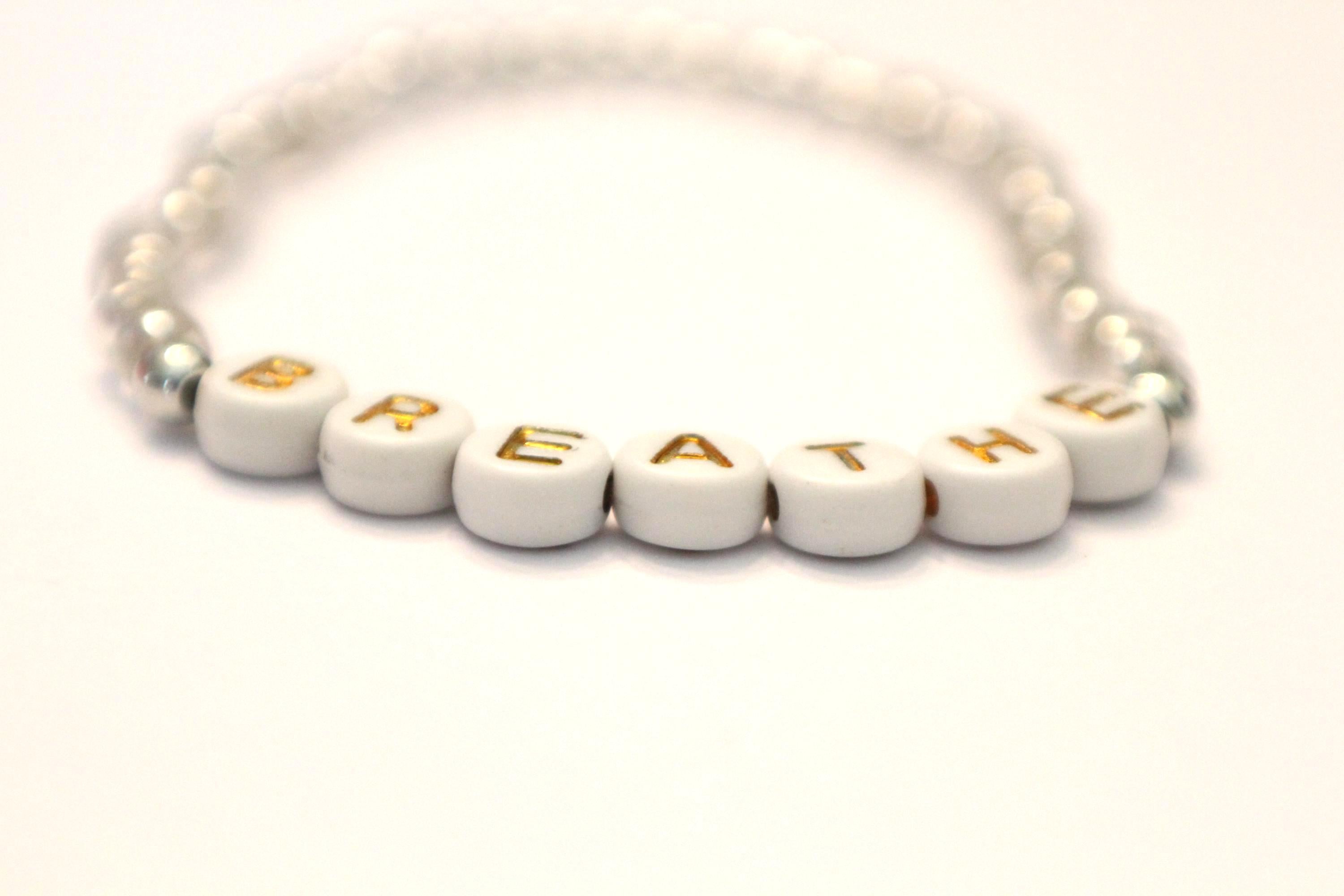 Mental Health Breathe Bracelet