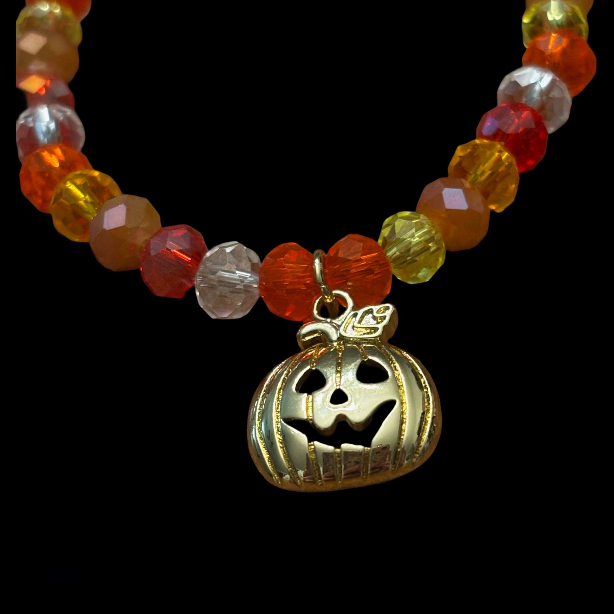 Pumpkin Charm Bracelet